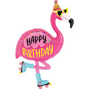Flamingo Birthday Balloon