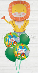 Circus Lion Shape Birthday  Balloon Bouquet Weight-Jungle theme