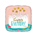 Birthday Confetti Cake  18inches foil balloon