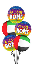 Welcome  UAE All Foil Balloon Bouquet With Weight