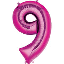 Number Nine (9) Pink