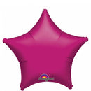 Fuchsia Star Foil Balloon