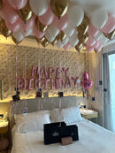 Birthday  Helium Balloon  Hotel Room