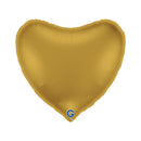 Jumbo Heart 36inc Satin Gold