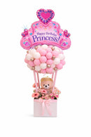 Princes Balloon & Flower Arrangement