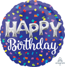 happy birthday  foil balloon