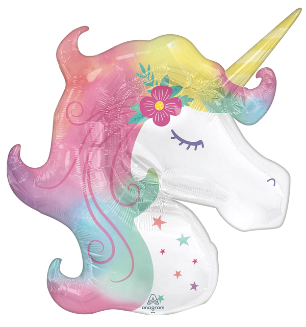 Enchanted  Unicorn Super shape Foil Balloon