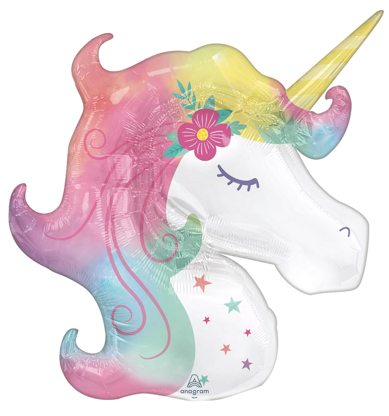 Enchanted  Unicorn Super shape Foil Balloon