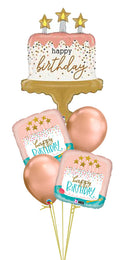 Birthday Confetti Cake Birthday Balloon Bouquet With weight