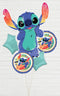 Disney  Stitch Foil Balloon Bouquet 5pcs With Weight