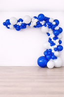 Blue & White Balloon Organic arch For Entrance