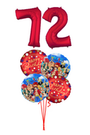 Any age ONE PIECE Birthday Balloons With bouquet