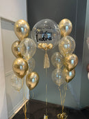24inches Personalized Clear Bubble  Birthday Balloon  PRE-ORDER 1DAY In Advance