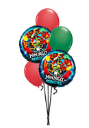 Ninja  Balloon Bouquet With Weight