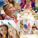 Yellow Party Blowouts 6pcs