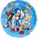Sonic The  Theme Foil Balloons 18onches