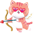 39" Cute Cat Cupid Shape