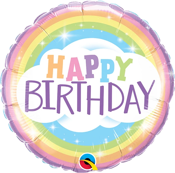 Birthday Rainbow Foil Balloon