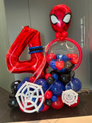 Any single Number SPIDERMAN Arrangement With Custom Text