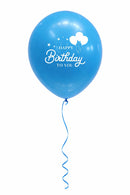 Birthday Printed Light blue