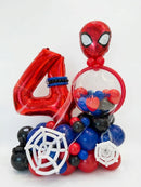 Any single Number SPIDERMAN Arrangement With Custom Text
