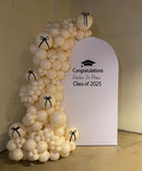 Personalised Graduation  Balloon & Backdrop