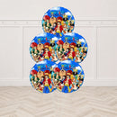 One Piece Birthday Foil Balloon Bouquet With Weight