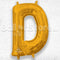 16inch Letter D Gold NON FLYING Air-Filled Only