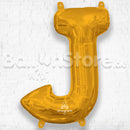 16inch Letter J Gold NON FLYING Air-Filled Only