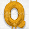 16inch Letter Q Gold NON FLYING Air-Filled Only