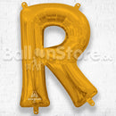 16inch Letter R Gold NON FLYING Air-Filled Only