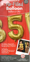 16inch Number 5 Gold -NON FLYING Air-Filled Only
