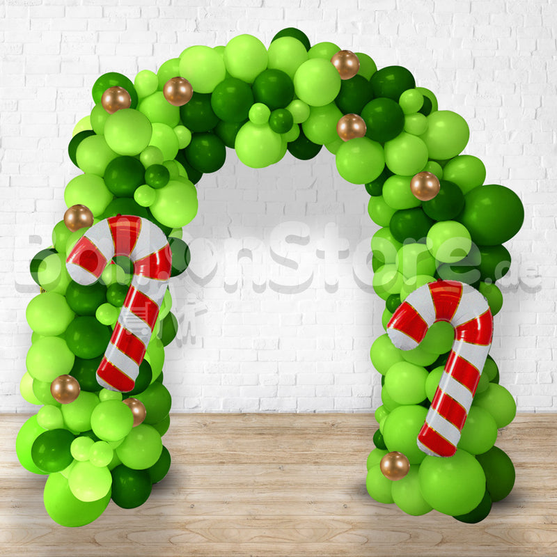 Grinch Inspired Balloon Arc -  BEST for Entrance, Stage  and Photo-Off area