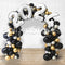 NEW YEAR Organic Classic Design  Balloon Arc - Black /Gold/Silver with 2024 SILVER Arch 3DAYS NOTICE - Not Possible For Delivery BEST for Entrance, Stage  and Photo-Off area