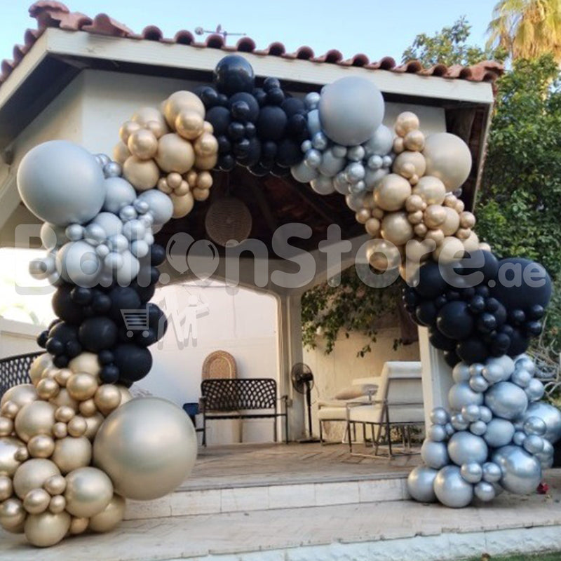 8meter Classy Organic Classic Full Balloons Arch - Arch 3DAYS NOTICE - Not Possible For Delivery