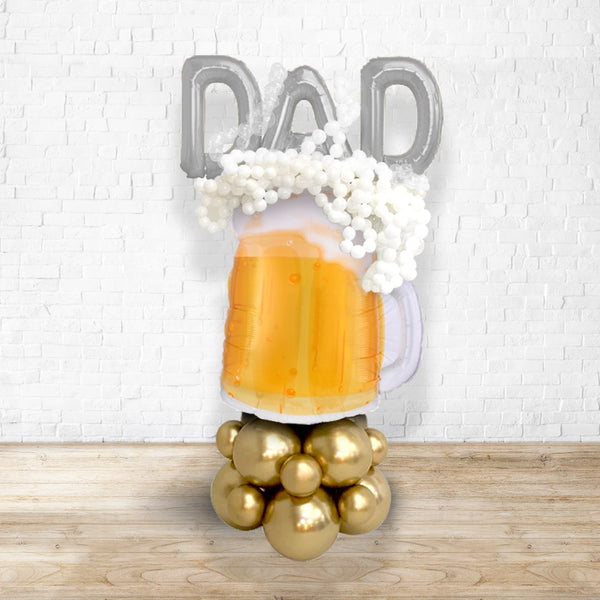 Cheers DAD Bubbly Balloon Arrangement - PRE-ORDER 1DAY In Advance