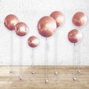 Golden ORBZ Party  Balloon Set - 7Balloon