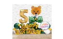 Any Number Jungle Safari Birthday Balloon Arrangement- Jungle