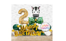 Any Number Jungle Safari Birthday Balloon Arrangement- Jungle