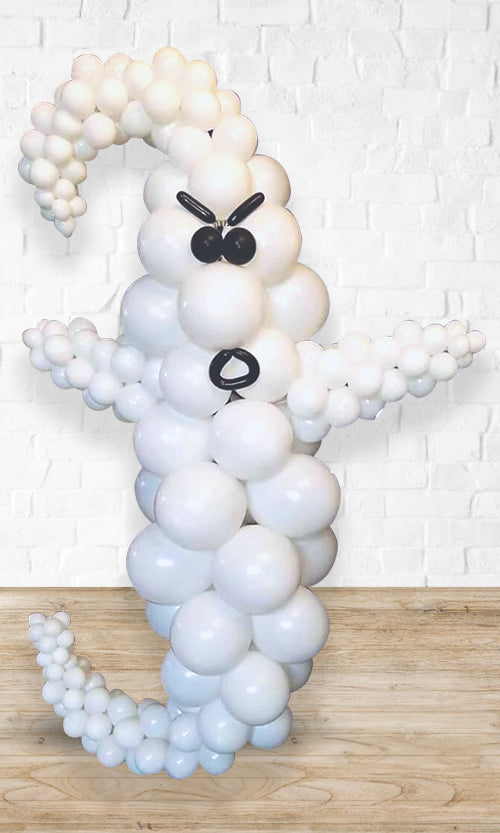 Spooky Creepy Ghost Balloon Standee - Halloween Decor