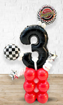 Single Number Balloon for RaceCar Birthdays