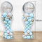 Baby Blue BOY Organic Classic Roman Balloon Pillar with 30inches CUSTOM - TEXT PRE-ORDER 1DAY In Advance