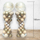 Aesthetic Classic Roman Balloon Pillar with 30inches CUSTOM - TEXT PRE-ORDER 1DAY In Advance