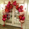 Mylar Heart Foil Balloon Arch - INDOOR USE only