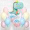 Abysaurus Big Reveal Pastel Balloon Bouquet Set