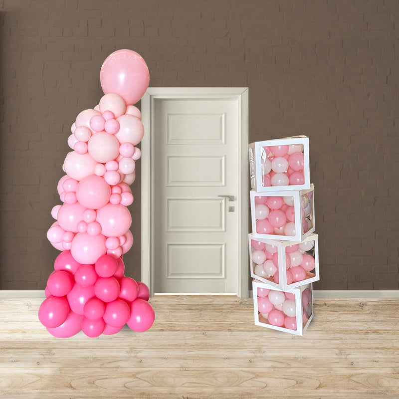 BABY BOY/GIRL Organic Classic Balloon Standee with BABY Box - Door Decor