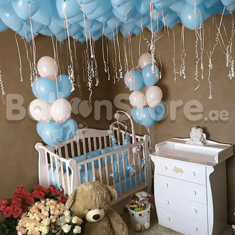 Baby Boy Balloon Package -  FLOWERS & TEDDY BEAR NOT INCLUDED