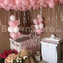 Baby Girl Balloon Package - FLOWERS & TEDDY BEAR NOT INCLUDED