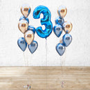 Any Number Chrome Balloon Bouquet - Package Set