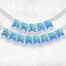 Happy Birthday Banner, BLUE – Party Decorations
